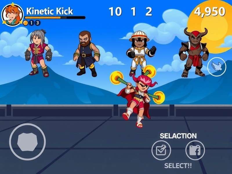Kinetic Kick Gameplay Screenshot